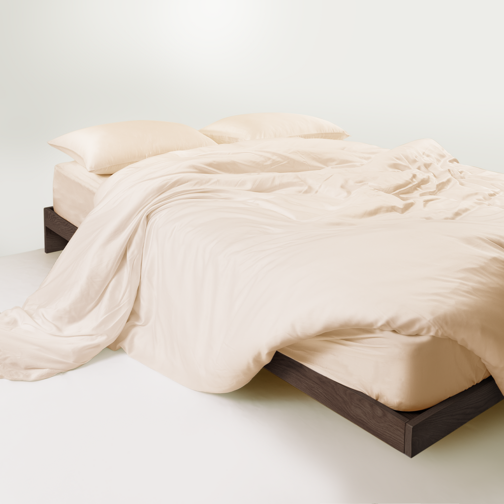 FURFREE Bamboo Duvet Cover Set Pet Hair Repellent for Dogs/Cats Fami