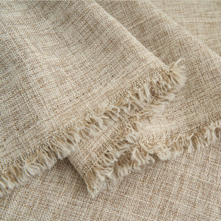 Faux Linen Sofa Cover