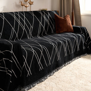 Nightfall Harmony Monochrome Chic Sofa / Couch Cover - Final Sale