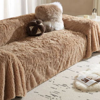 Plush Faux Fur Sofa/Couch Cover