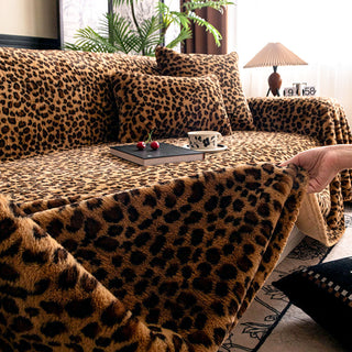 Glamour Leopard Scratch-Resistant Luxe Sofa/Couch Cover