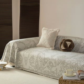 Reversible Jacquard Chenille Sofa / Couch Cover - Limited Time Offer