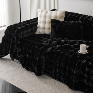 Luxe Ripple Faux Fur Sofa/Couch Cover