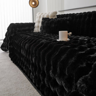 Luxe Ripple Faux Fur Sofa/Couch Cover