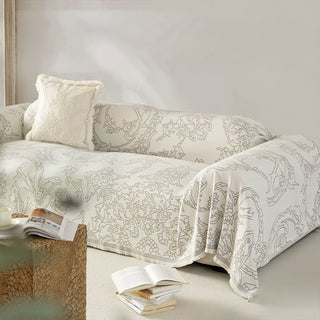 Reversible Jacquard Chenille Sofa / Couch Cover - Limited Time Offer
