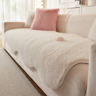 Ultra-Soft Scandinavian Fluffy Sofa/Couch Cover