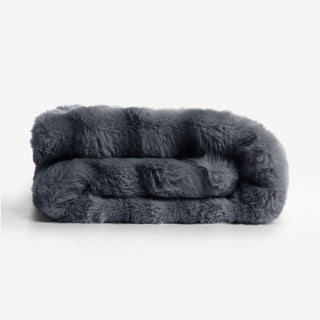 Plush Faux Rabbit Fur Throw Blanket