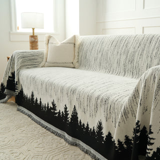 Forest Silhouette Sofa Cover