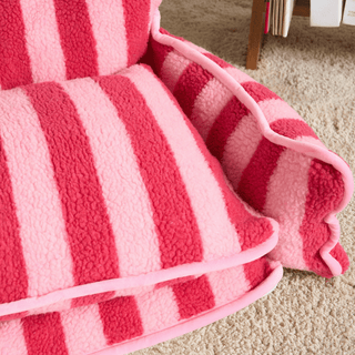 Lambswool Striped Cat Couch