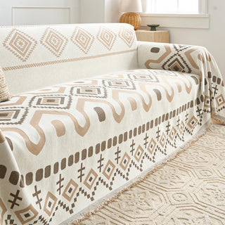 Geometric Boho Sofa Cover - Final Sale