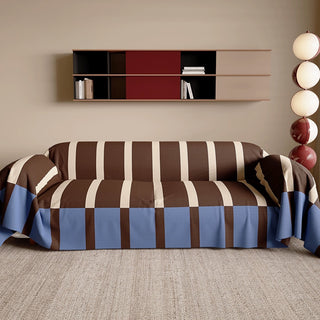 Modern Striped Bold Sofa Cover Anti-Spill Lightweight Stylish Easy-to-Clean Couch Protection for a Cozy Home Upgrade
