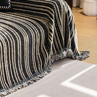 Textured Stripe Sofa/Couch Cover