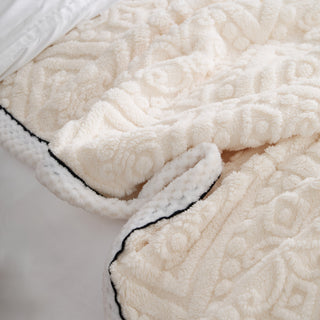 Oriental Elegance Embossed Fleece Blanket