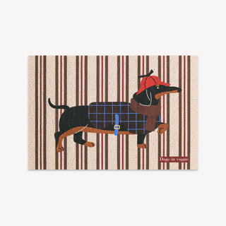 Sherlock Dachshund Doormat