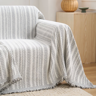 Herringbone Pattern Sofa Cover