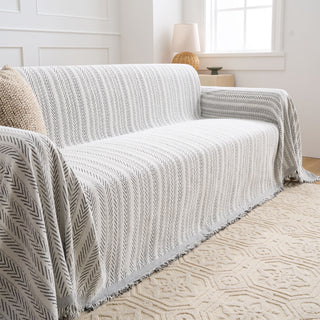 Herringbone Pattern Sofa Cover