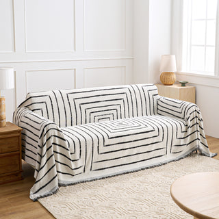 Chic Square Pattern Sofa / Couch Cover