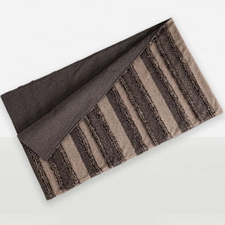 Bolos Textured Stripe Throw Blanket