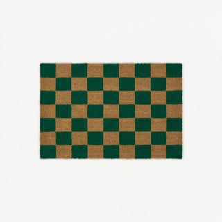 Checkered Charm Doormat