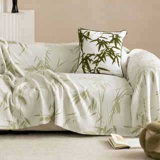 Cooling Bamboo Leaves Sofa / Couch Cover