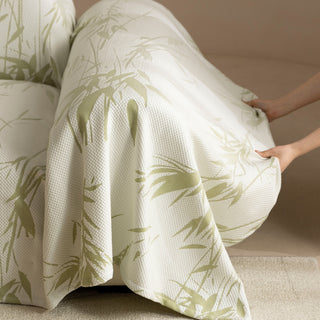 Cooling Bamboo Leaves Sofa / Couch Cover