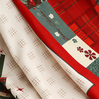 Cozy Christmas Patchwork Sofa Cover Protects Furniture & Elevates Your Holiday Home Decor