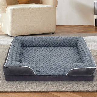 Detachable Waterproof Full Surround Support Orthopedic Dog Bed