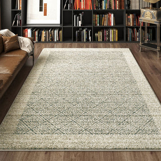 Easy Clean Rug Elegant Diamond Weave Rug