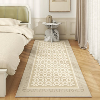 Easy Clean Rug Geometric Elegance Spillproof Non-Slip Pet-Friendly Boho Bedroom Hallway Area Rug