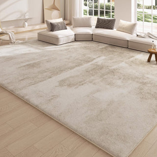 Easy Clean Rug Misty Horizon Spillproof Pet-Friendly Minimalist Living Room Area Rug