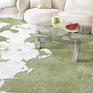 Easy Clean Rug Mossy Flow Spillproof Pet-Friendly Minimalist Living Room Area Rug