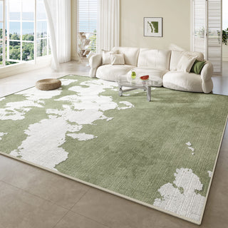 Easy Clean Rug Mossy Flow Spillproof Pet-Friendly Minimalist Living Room Area Rug