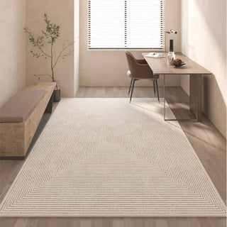 Easy Clean Rug Natural Texture Spillproof Pet-Friendly Living Room Large Area Rug