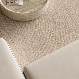 Easy Clean Rug Natural Woven Texture Spillproof Pet-Friendly Minimalist Living Room Area Rug