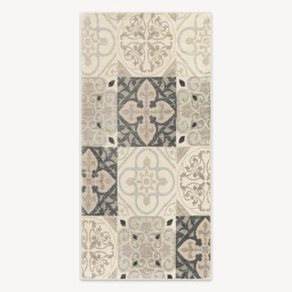 Easy Clean Rug Patchwork Tile Spillproof Pet-Friendly Living Room Large Runner Rug