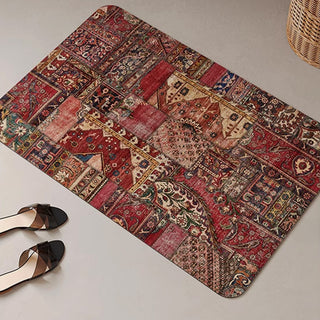 Easy Clean Rug Persian-inspired bath Mat