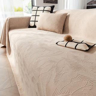 Elegance Leaf Pattern Sofa Cover