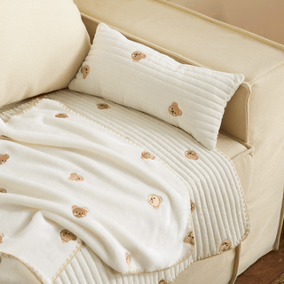 Embroidered Cotton Pet Bedding Set