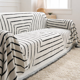 Chic Square Pattern Sofa / Couch Cover