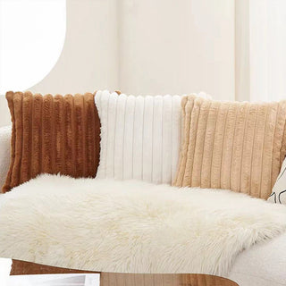 Faux Fur Throw Pillow Cover - Final Sale