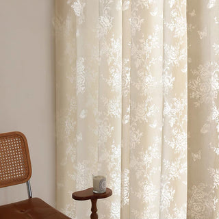 Floral Sheer Curtain