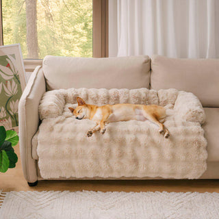 Fluffy Calming Dog Bed Sofa Protector Dog Mat