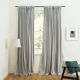 Glistening Silk Curtain