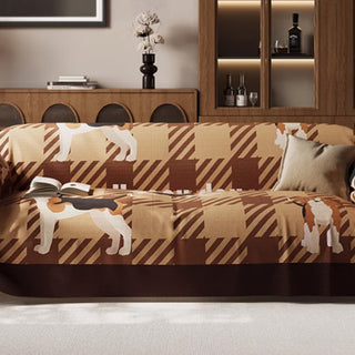 Houndstooth Dalmatian Sofa/Couch Cover