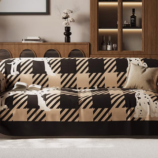 Houndstooth Dalmatian Sofa/Couch Cover