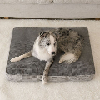 Large Grey Breathable Sleeping Mat Removable Dog Cushion Bed