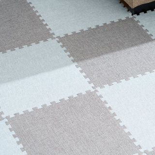 Linen-Style Patchwork Play Pet Friendly Mat