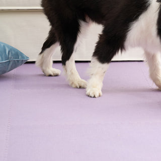 Linen-Style Patchwork Play Pet Friendly Mat