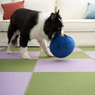 Linen-Style Patchwork Play Pet Friendly Mat