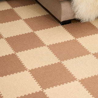 Linen-Style Patchwork Play Pet Friendly Mat